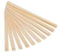 Sefdrert 10 Pieces Pottery Teaching Rolling Mud Stick Guide Set-5 Size Mudboard Guide Wooden Strips, Clay Tools