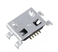 Sefdrert 10 x Type B Female Silver Mini USB 5 Pin Socket Charger Mount Receptacle Connector