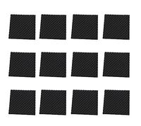 Sefdrert 12 Pack 1.2inch X 20inch X 20inch Acoustic Foam Fit for Home & Pro Studios Black