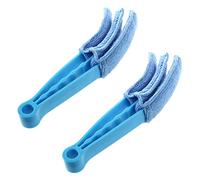 Sefdrert 2X Minifibre Triple Blind Cleaner Mitt Venetian Slats Blinds Duster