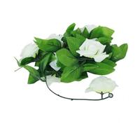 Sefdrert 2x Rose Artificial Flower Garden Decoration Wedding Garland Flower Garden Home - Light Green