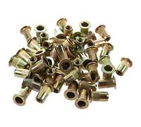 Sefdrert 50 pcs M10//M8/M5/M6//Flat Head Rivet Nut Furniture Decoration Instrument ()