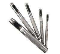 Sefdrert 5pcs Hole Leather Belt Cutter Craft Hollow Punch DIY Tool 3mm-8mm Set Puncher