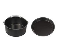 Sefdrert 7-Inch Airfryer Accessories, Non-Stick Bakeware Cake Bucket Pizza Tray,Kitchen Restaurant Tool Set