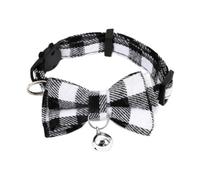 Sefdrert B-Cute Cat Collar Small Puppy Cat Dog Collars Bow Kitten Collar Bowknot Necklace with Bell for Dog Cat