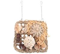 Sefdrert Bird Toys, Parakeet Toys Bird Foraging Toys Grass Mat Climbing Wall for Parakeet,Parrot,Cockatiel,Conure,Lovebird