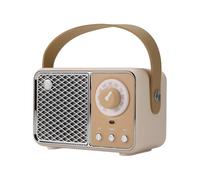 Sefdrert Bluetooth Speaker Portable Sound Speaker Music Wireless Radio FM Mini Blootooth Audio Cream Color