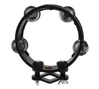 Sefdrert Drum Circle Double Row Rattle Drum Rings Tambourine Drum Tamborine Percussion Musical Instruments Black