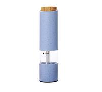 Sefdrert Electric Salt and Pepper Grinder Wheat Straw Salt and Pepper One-Hand Operation Salt with Adjustable B