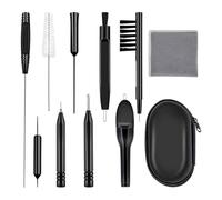 Sefdrert Hearing Aid Cleaning Kit Hearing Aid Cleaning Tools Multi-Functional Earphone Earbuds Cleaner Set