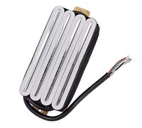 Sefdrert Hot Rail 2-Dual Blade Electric Guitar Humbucker Pickups 4 Wire Pickup Guitar Pickup Accessories,White