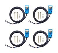 Sefdrert Inductive Proximity Sensor SN04-N Normally Open Detection Approach Switch NPN NO with TL SN Bracket Easy Install Easy to Use (4 Pack)