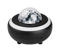 Sefdrert LED Star Projector Colorful Ocean Projection Night Light with Bluetooth Music Bedroom Atmosphere Decoration Black