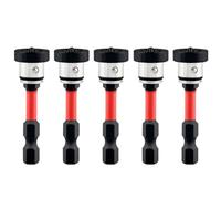 Sefdrert Magnetic Positioning Screwdriver Bits 5pcs 50mm Drywall Screw Bits for PLASTERBOARD Screwdriver Accessories