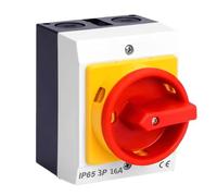 Sefdrert Main Switch Circuit Breaker 16A 3 Pin Industrial Outdoor Switch for Connecting Switches and Disconnecting Circuits