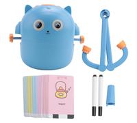 Sefdrert New Children'S Interactive Education Painting Robot - Learning Toys, with 100 Words Cards, Voice Interaction