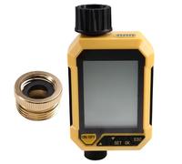 Sefdrert Smart Garden Watering Timer with LCD, Automatic 99-Minute Timing, and 1-30 Days Rain Postponement