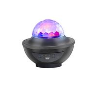 Sefdrert Starry Projector Nightlight Bluetooth USB Music Player Star Night Light Romantic Lamp for Gatherings Black