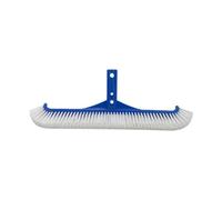 Sefdrert Swimming Pool Brush Swimming Brush 18-Inch Pool Brush with Plastic Bristles on Both Sides Blue Pool Cleaning Brush Easy Install Easy to Use