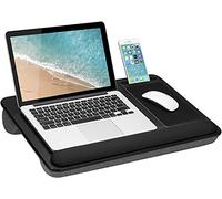 SEFFO Deluxe Lap Desk Laptop Stand Portable Tray With Cushion, Built-In Mouse Pad And Wrist Rest, Up To 15.6"