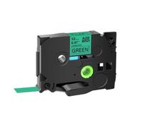 SEFNPOME 12mm Black On White Label Tape Compatible With Tz231 Tz 231 High-Tack Acrylic Adhesive Tape For Label Printer Models 131 241 H110(Black on green)