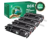 SEFNPOME 4 Pack Compatible Toner For CF280X 80X Pro 400 M425dn M401dn M401n