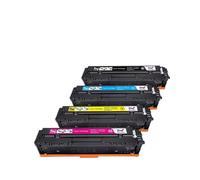 SEFNPOME 4PK Toner Compatible With CF500A 202A Color Pro MFP M281fdw M254dw 202X