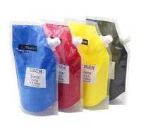 SEFNPOME 500g Toner Powder Compatible With Multiple Models Including 7525 7556 7955 2276 3374 3376 4476 5576 7556 7858 7530 7425 7428 7435 Toner Cartridge(500g 4color 1set)