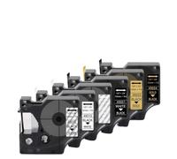 SEFNPOME 6PK Label Tape 12mm Replacement For D1 45010 45013 45020 45021 45023 45024 Compatible With LM160 Label Maker