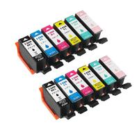 SEFNPOME Compatible Ink Cartridge For KAM KAM-BK-L KAM-C KAM-Y KAM-LM Works With EP-881AW EP-881AB EP-881AR EP-881AN Printer(2sets)