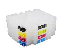 SEFNPOME GC31 GC 31 Compatible Empty Refillable Ink Cartridge For GXe7700 GXe5500 GXe3300 GXe2600 SG 5100 SG5100 Printer Models(5set)