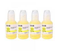 SEFNPOME GI-66 GI-76 Pigment Ink Compatible With Printers GX3060 GX4060 GX5060 GX6060 GX6560 GX7060 GX3070 GX4070 GX5070 GX6070 GX6570 GX7070(GI-66 76 4pcs Yellow)