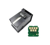 SEFNPOME Maintenance Tank Replacement For C13S210057 Compatible With S2100 SC13MB T2100 T2170 T2140 T2150 F500 F560 F570 F551 F531 Printer Waste Ink Box(Tank and 1PC Chip)