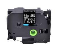 SEFNPOME Non-adhesive Etching Stencil Tape Cassette Compatible With Models STE-141 STE-151 STE-161 Available In Black 18mm 24mm 36mm(24mm)