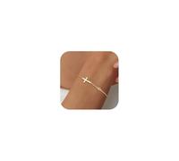 SEFORICO Gold Bracelet for Women - November Birthstone Jewellery Cross Bracelets with Adjustable Chain Birthday Gifts for Her Dainty Bracelet Christmas Day Gift for Girlfriend Best Friend Sister