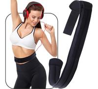 Sefulei Weighted Belt 30"-42"Adjustable Sport Fitness Belt for Abs Strengthening Workout Body Shaping Core and Weight Loss (Basis 5LB)