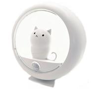 SEG - Children's night light motion sensor, with battery - Children's light - Baby night light - LED Cat Remover - Rechargeable Motion Sensor 3 Modes - Warm White Illumination