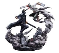 SEGA Chainsaw Man vs Samurai Sword Statue 26cm Chainsaw Man 1/7 Scale
