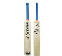 Sega English Willow S7 Adult Mens Cricket Bat - Premium Lightweight Bat for Young Players Ideal for Beginners and Intermediate Players Solid Wood Natural Wood Colour, 2.6 lb