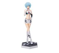 SEGA Evangelion Racing Rei Ayanami PVC Non-Scale Statuette 8.3" Tall with Racetrack Base