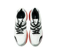 Sega Glide Cricket Shoes for Men, Performance Rubber, Sports Training Outdoor Sneakers Breathable (White and Red, UK Footwear Size System, Adult, Men, Numeric, Medium, 11)