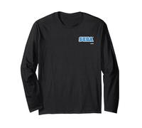 Sega Logo Design Long Sleeve T-Shirt, Adult Unisex, Black, Small