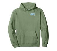 Sega logo design Pullover Hoodie, Adult Unisex, Sage Green, Large