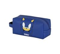 Sega-Sonic Sight-Brick Plus Travel Toiletry Bag, Blue, 25 x 12 cm