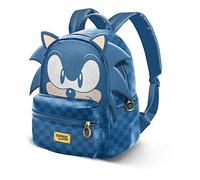 Sega-Sonic Speed-Fashion Backpack, Blue, 14 x 24 x 32 cm, Capacity 10 L