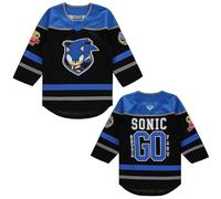 SEGA Sonic The Hedgehog Boys Long Sleeve Hockey Jersey