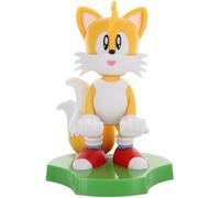 Exquisite Gaming: Holdems: SEGA - Tails - Earbud & Phone Holder, Cable Guys Stand, Mini Collectibles with a Twist, Classic Sonic, Licensed Figure