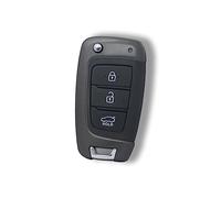 SEGADEN Replacement Key Shell Compatible with Hyundai Accent Elantra Kona Veloster 3 Button Keyless Entry Flip Remote Key Case Fob PG185A