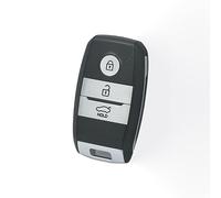 SEGADEN Replacement Key Shell + Uncut Blank Emergency Insert Key Compatible with KIA 3 Button Smart Keyless Entry Remote Key Case Fob PG162A