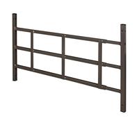 Segal S 4754 16 in. Fixed 3-Bar Window Grill (Width Expandable) Guard, Bronze, 15-1/4"H x 23-1/2"-38" W